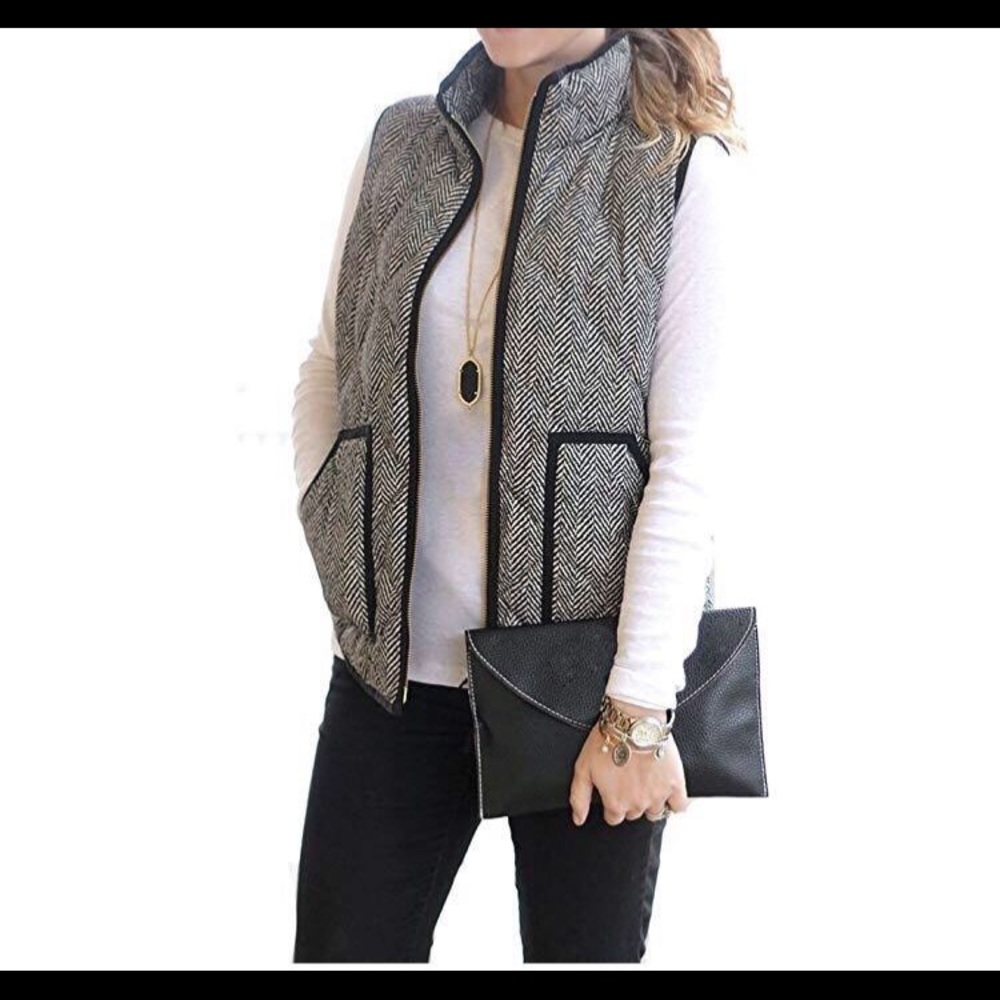 Medium Merokeety Herringbone Thick Insulated Vest